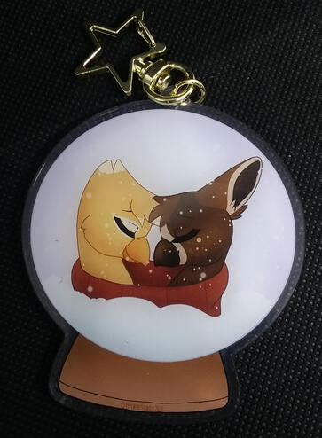 3" double Sided Keychains